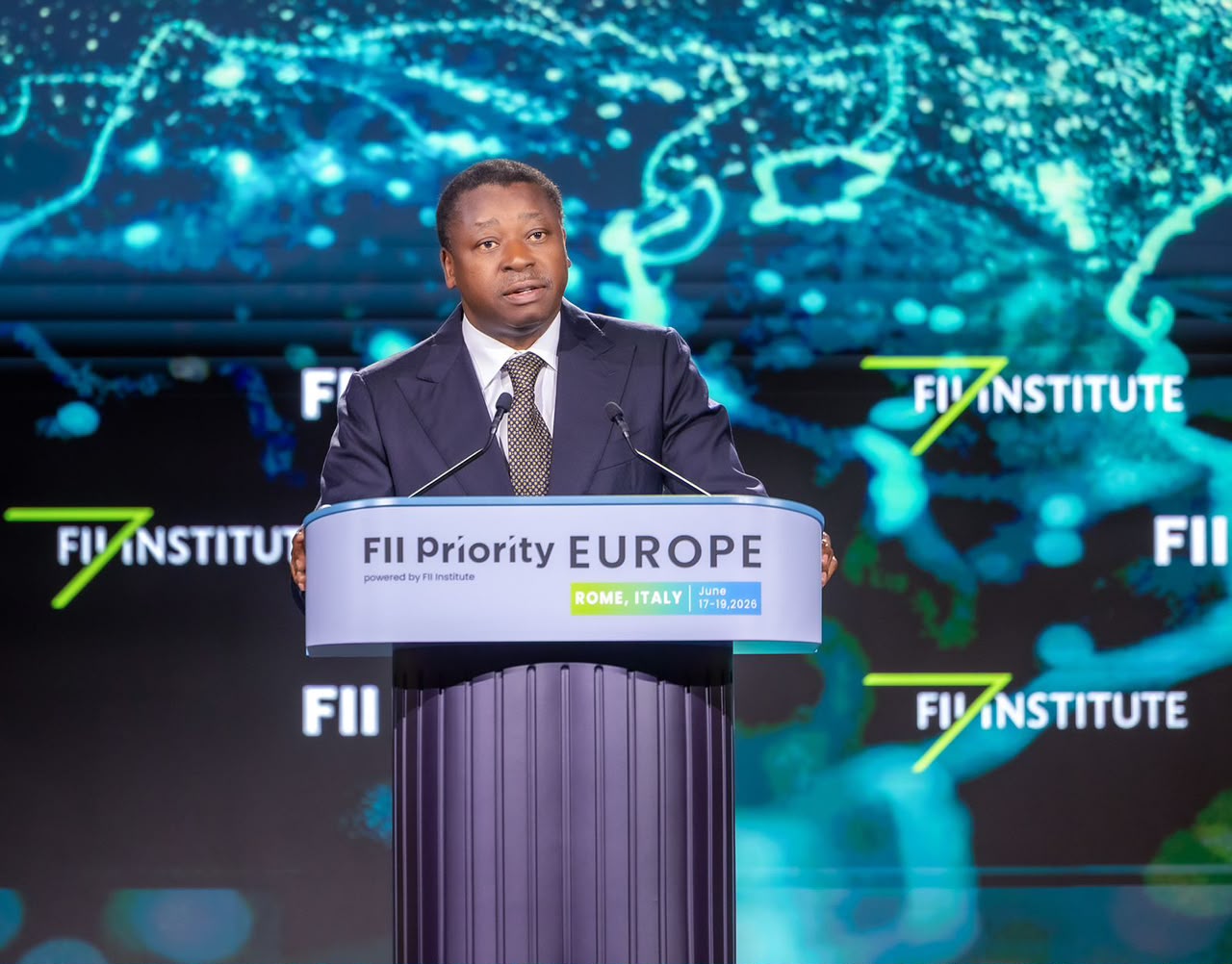 Rome/Sommet FII Priority Europe 2026 : Faure Gnassingbé veut transformer Lomé en porte d’entrée de l’Afrique